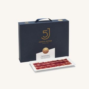 Cinco Jotas (5J) Gift box of hand-carved whole shoulder ham (paleta) pata negra acorn-fed 100% Ibérico - Jabugo new design