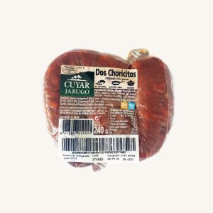 Cuyar Jabugo Choricito Ibérico (baby chorizo), from Jabugo, 2 pieces pack 240 gr