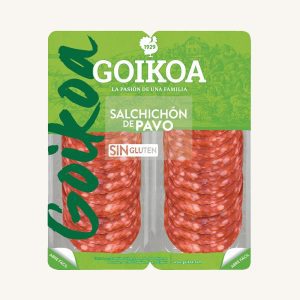 Goikoa Turkey Salchichón extra, from Navarre, pre-sliced 2 x 75 gr A