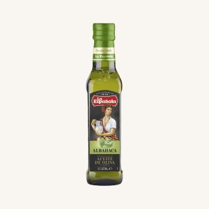 Huile d'olive extra vierge (albahaca) aromatisée au basilic La Española, d'Andalousie, bouteille 250 m