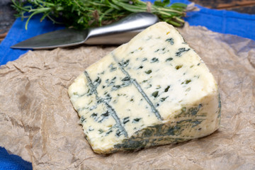 Wedge Cabrales cheese