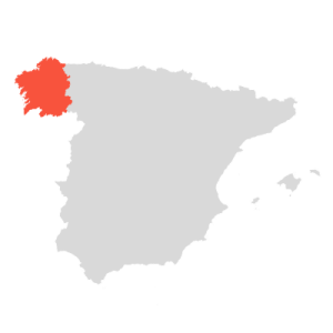 Galicia map