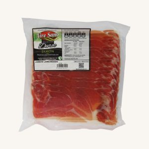 Jambon Serrano (jambon), 100% père Duroc, d'Aragon, pré-tranché