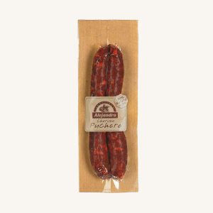 Chorizo Puchero (spécial pour le ragoût), traditionnel, de La Rioja, deux morceaux