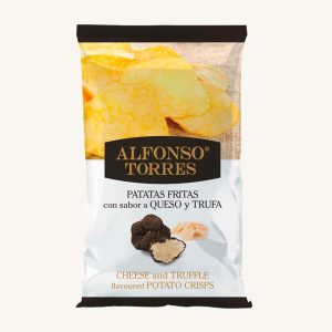 Chips de pommes de terre au fromage et à la truffe, de Barcelone, sachet