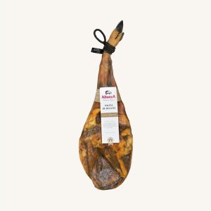 Jambon d'épaule 100% ibérique de bellota (Paleta), label noir - Pata negra, de Jabugo, Andalousie, cuisse entière