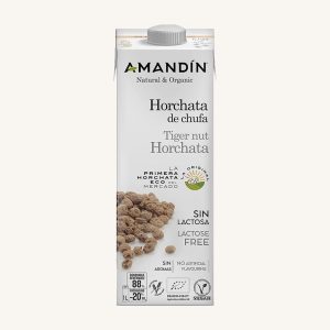 Amande Artisan naturelle & biologique Horchata de Chufa (lait de noix tigrée) UHT, traditionnelle, bouteille