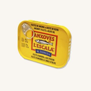 Filets d'anchois à l'huile d'olive, artisanaux, de Gérone – Mer Méditerranée, boîte moyenne