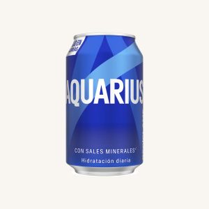 Aquarius Limón, boisson isotonique au goût de citron, canette