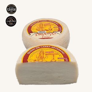 Fromage de chèvre semi-affiné artisanal, demi-meule