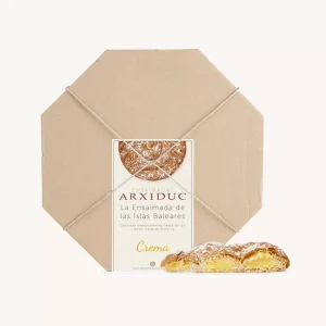 Arxiduc Ensaimada de Majorque de Crema (ensaimada majorquine farcie à la crème), taille moyenne