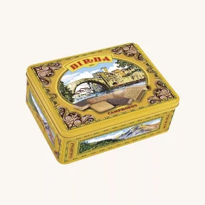 Assortiment Birba Classic de 11 types de biscuits Birba, Surtido, de Gérone, boîte en fer blanc