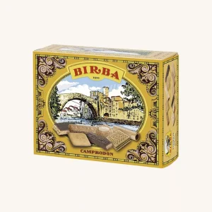 Birba Surtido - Assortiment classique de 11 types de biscuits Birba, de Gérone, boîte en carton