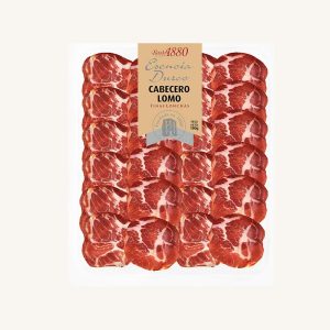 Longe de tête séchée, race 50% Duroc, prétranchée