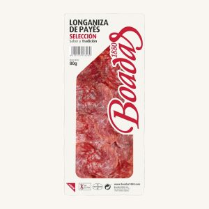 Longaniza de Payés (rustique), de Catalogne, prétranchée