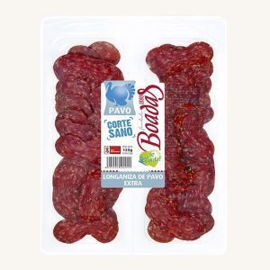 Dinde Longaniza extra, prétranchée