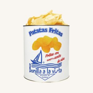 Chips de pommes de terre gourmet, fabriquées avec 100 % d'huile d'olive, grande boîte