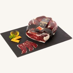 Jambon d'épaule 100% ibérique de bellota désossé (Paleta), Label Noir - Pata Negra, AOP Los Pedroches, d'Andalousie, pièce entière
