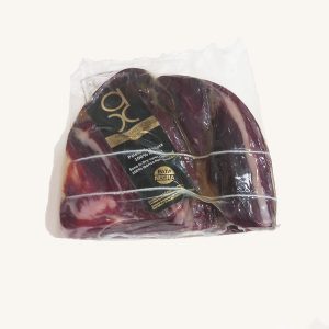 Jambon d'épaule 100% Ibérique (Paleta) désossé de bellota, étiquette noire – Pata Negra, de Los Pedroches, Andalousie, demi-pièce