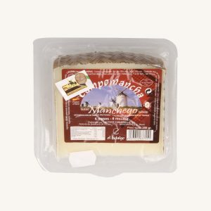 Fromage de brebis affiné Manchego DOP, affinage 6 mois, quartier