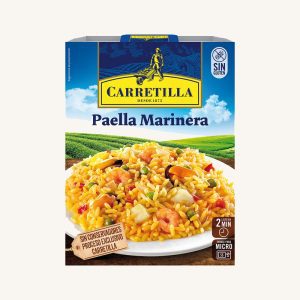 Paella aux fruits de mer (marinera), prête à manger en 2 min, 1 plateau portionné