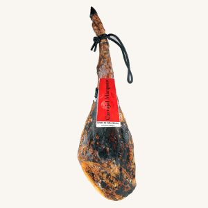Jambon ibérique (Jamón) de cebo 50%, marque blanche, conservation 24-30 mois, de Guijuelo, Salamanque