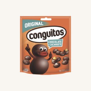 Cacahuètes enrobées de chocolat Conguitos Original, sac moyen