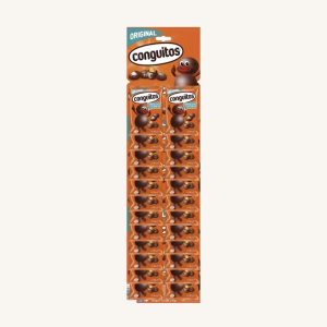 Conguitos Original, cacahuètes enrobées de chocolat noir, panoplie en sachets de 24x18g