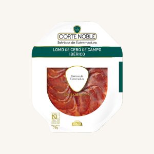 Lomo (longe salée) 50% Ibérico de cebo de campo - traditionnel d'Estrémadure, pré-tranché