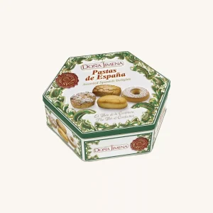 Doña Jimena Assortiment de délices espagnols (pâtes d'Espagne), boîte de conserve moyenne