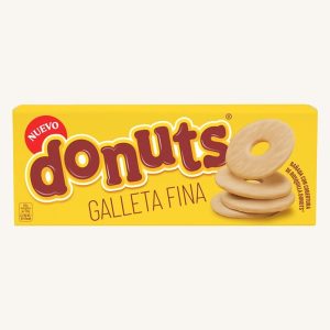 Biscuits fins avec garniture à la crème Donuts, barquette de 150 g