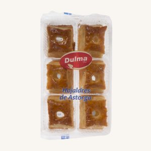 Hojaldres de Astorga (pâtisseries feuilletées), d'Astorga (León), paquet de 6 unités