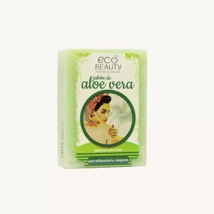 Pain de savon naturel à l'Aloe Vera, anti-inflammatoire et apaisant