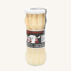 Asperges blanches (aspárragos blancos extra), IGP de Navarre, morceaux de 9/12 épaisseurs, bocal