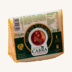 Fromage de chèvre affiné au paprika, quartier