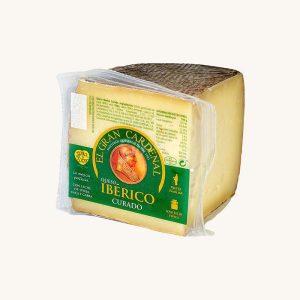Fromage ibérique affiné au lait mixte, 4 à 6 mois d'affinage, 1/4 de meule