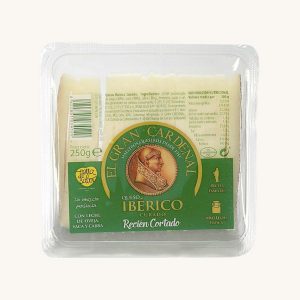 Fromage ibérique affiné au lait mixte, 4 à 6 mois d'affinage, pré-tranché