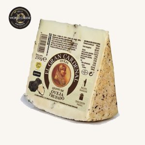 Fromage Castellano IGP au lait de brebis truffé, en quartier