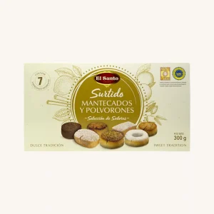 Délices espagnols assortis El Santo (Assortiment de mantecados et de polvorones d'Estepa), petite boîte