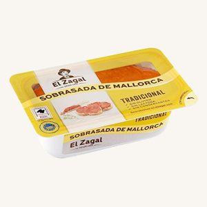 Sobrasada de Majorque, traditionnelle étiquette or IGP, terrine
