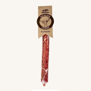 Saucisson de cerf au poivre, des Asturies, morceau