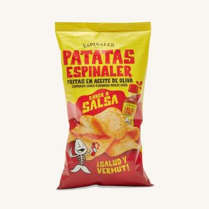 Chips de pommes de terre à la sauce frite à l'huile d'olive, de Barcelone, sachet