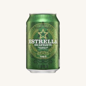 Estrella de Levante, bière blonde classique (cerveza), de Murcie, peut