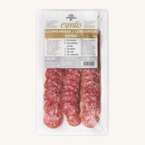 Longaniza Extra, de Catalogne, prétranchée