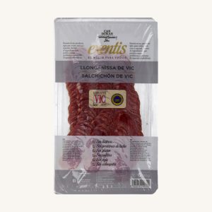Salchichón / Longaniza de Vic (IGP), de Catalogne, prétranché