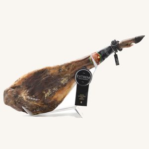 Jambon 100% ibérique de bellota, label noir - pata negra, DOP Dehesa de Extremadura, cuisse entière
