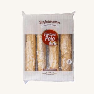 Fartons Hojaldrados (fartons en pâte feuilletée), recette familiale originale, d'Alboraya, Valence, paquet de 4 unités