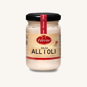 Salsa Ali Oli (mayonnaise à l'ail), sauce spéciale pour tapas, de Catalogne, en pot