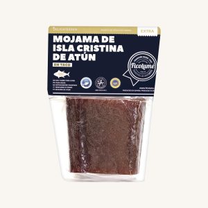 Mojama de tuna (longe de thon salé) Extra, IGP Mojama de Isla Cristina, taco
