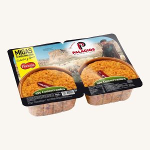 Migas traditionnelles avec chistorra (chapelure), prêtes à manger, paquet de 2